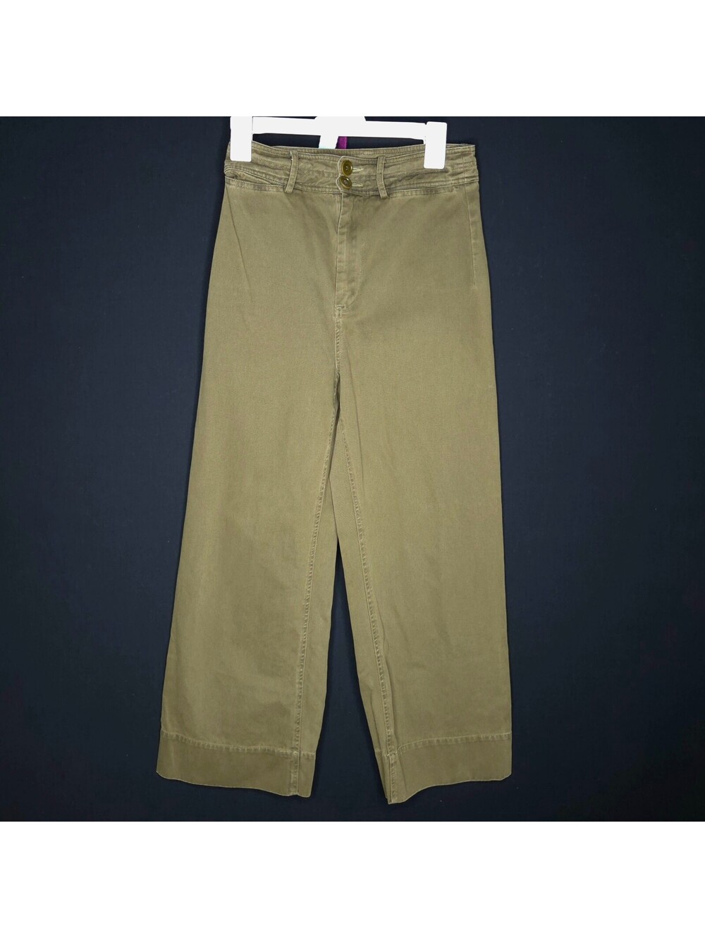 Women’s Apiece Apart Merida Wide Leg Green Pants Sz 4